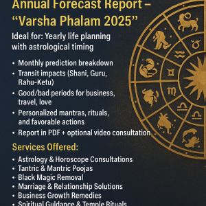 Varsha Phalam 2025 – Yearly Astrology Forecast by K. Namboothiri