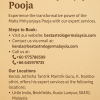 A promotional digital advertisement for Maha Mrityunjaya Pooja by Best Astrologer Malaysia, featuring a sacred depiction of Lord Shiva, pooja details, and booking information.