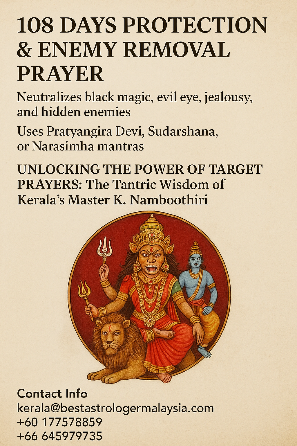 108 Days Protection Prayer to Remove Black Magic & Enemies