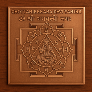 Chottanikkara Devi Yantra Amulet for Protection